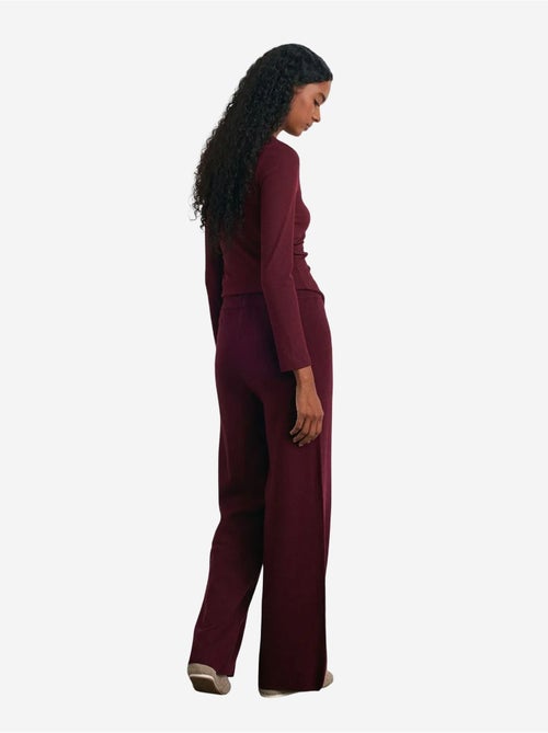 Pantaloni in maglia lurex a gamba ampia da donna dilvin - Kiabi Pantaloni in maglia lurex a gamba ampia da donna dilvin - Kiabi