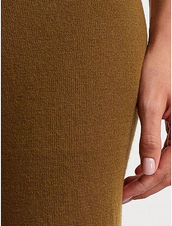 Pantaloni in maglia lurex a gamba ampia da donna dilvin