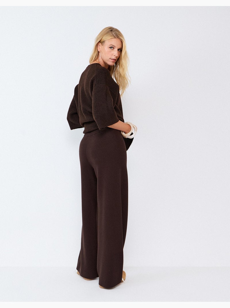 Pantaloni in maglia, mo fashion Marrone - Kiabi