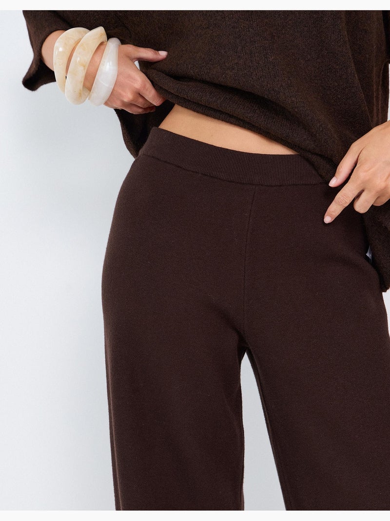 Pantaloni in maglia, mo fashion Marrone - Kiabi