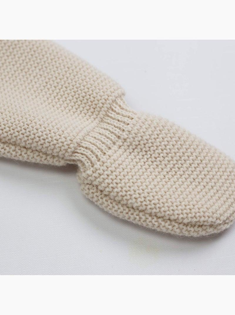 Pantaloni in maglia per neonati Beige - Kiabi