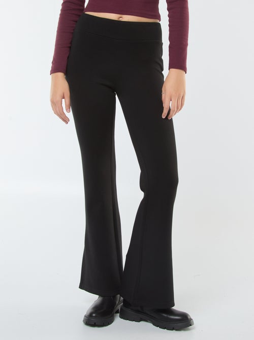 Pantaloni in maglia pesante e morbida taglio bootcut - Kiabi