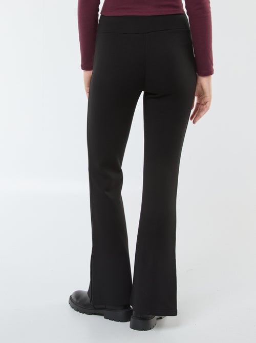 Pantaloni in maglia pesante e morbida taglio bootcut - Kiabi