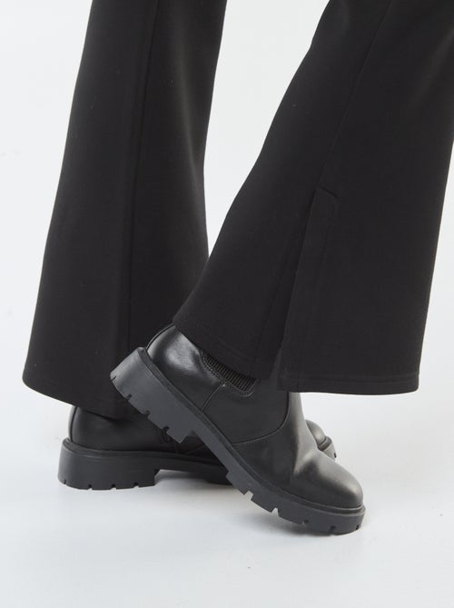 Pantaloni in maglia pesante e morbida taglio bootcut - Kiabi