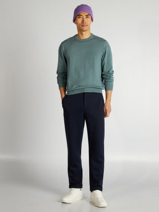 Pantaloni in maglia piqué