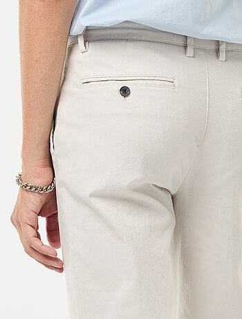 Pantaloni in maglia piqué tinta unita