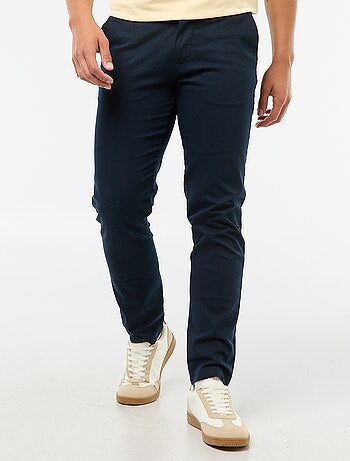 Pantaloni in maglia piqué tinta unita