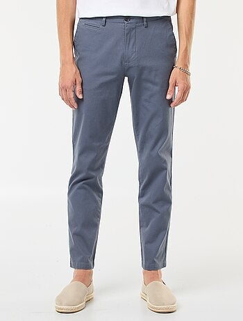 Pantaloni in maglia piqué tinta unita