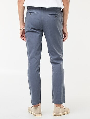 Pantaloni in maglia piqué tinta unita
