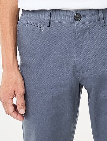 Pantaloni in maglia piqué tinta unita