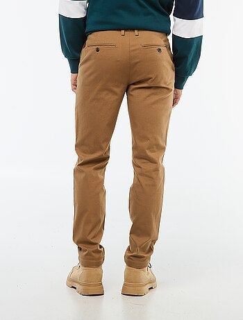 Pantaloni in maglia piqué tinta unita