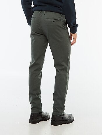 Pantaloni in maglia piqué tinta unita