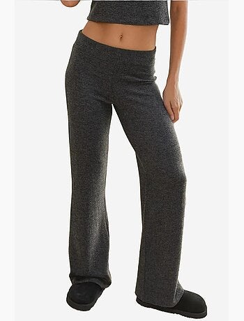 Pantaloni in maglia testurizzata morbida con vita elasticizzata hiccup