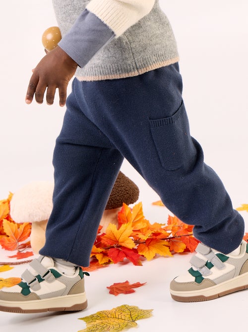 Pantaloni in maglia tinta unita - Kiabi