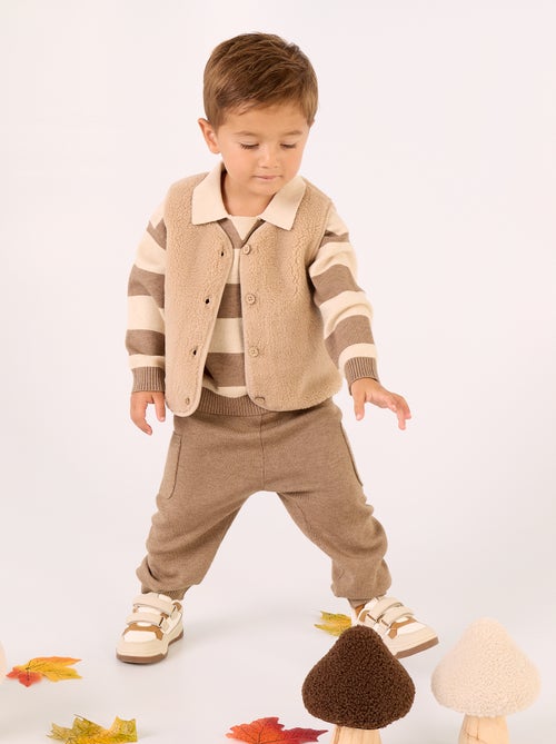 Pantaloni in maglia tinta unita - Kiabi Pantaloni in maglia tinta unita - Kiabi
