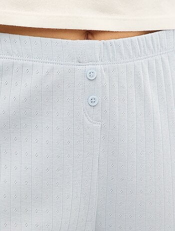 Pantaloni in maglia traforata