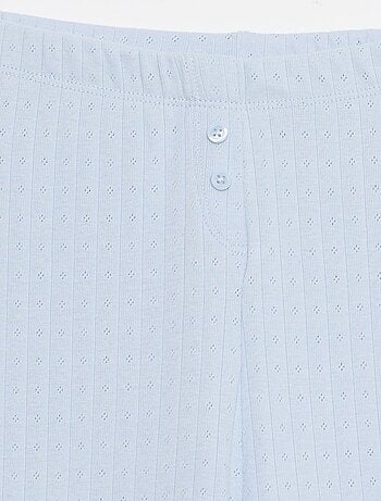 Pantaloni in maglia traforata
