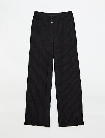 Pantaloni in maglia traforata