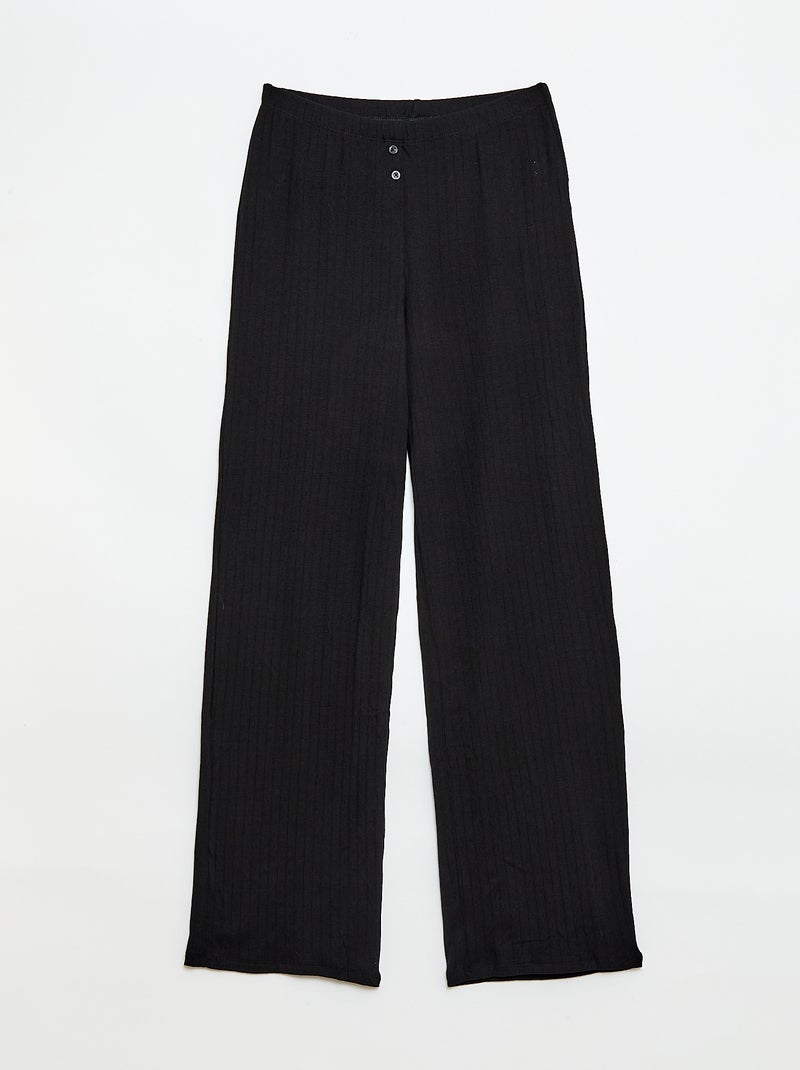 Pantaloni in maglia traforata Grigio - Kiabi