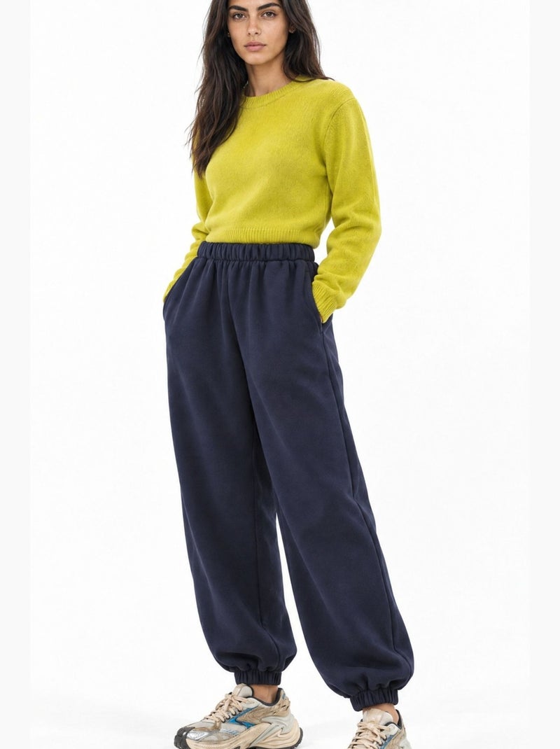 Pantaloni in misto cotone busem Blu cobalto - Kiabi