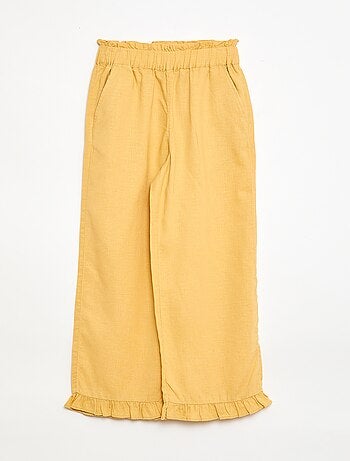 Pantaloni in misto lino