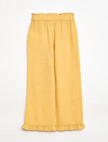 Pantaloni in misto lino