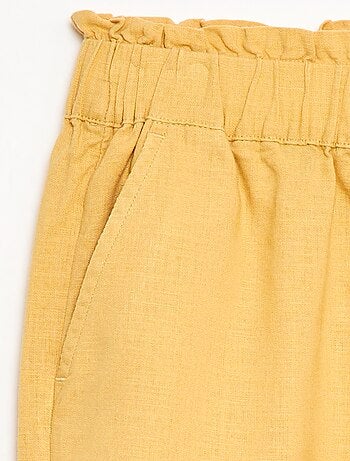 Pantaloni in misto lino