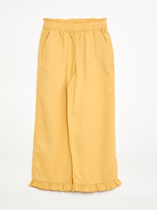 Pantaloni in misto lino - Kiabi Pantaloni in misto lino - Kiabi