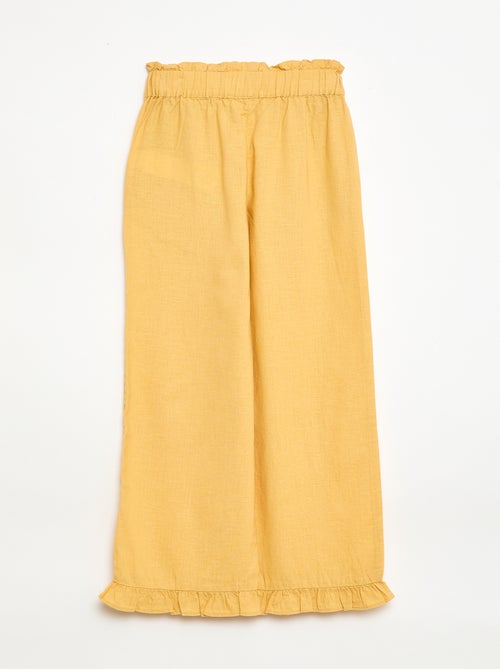 Pantaloni in misto lino - Kiabi Pantaloni in misto lino - Kiabi