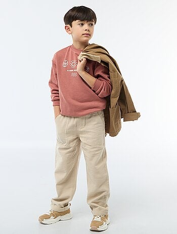 Pantaloni in misto lino