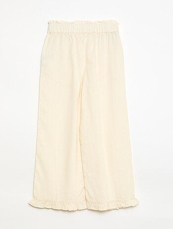 Pantaloni in misto lino