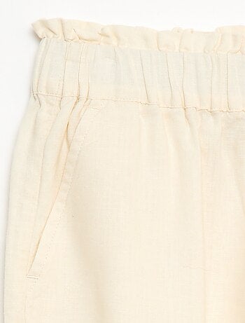 Pantaloni in misto lino