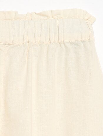 Pantaloni in misto lino