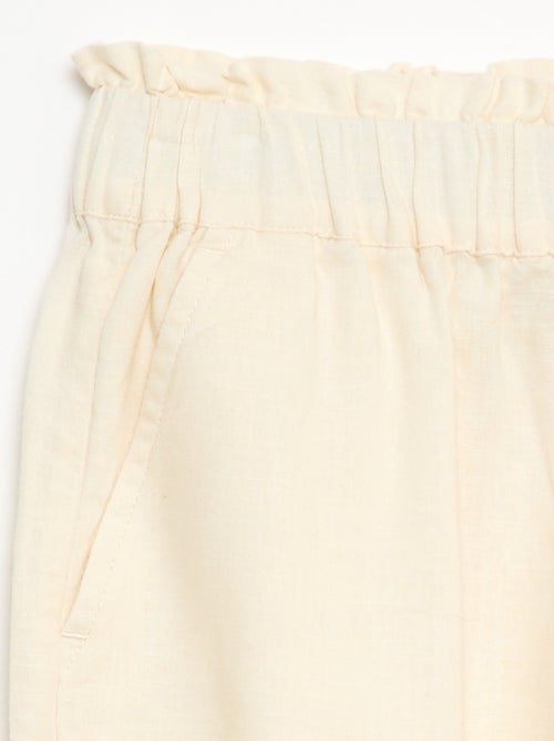 Pantaloni in misto lino - Kiabi Pantaloni in misto lino - Kiabi