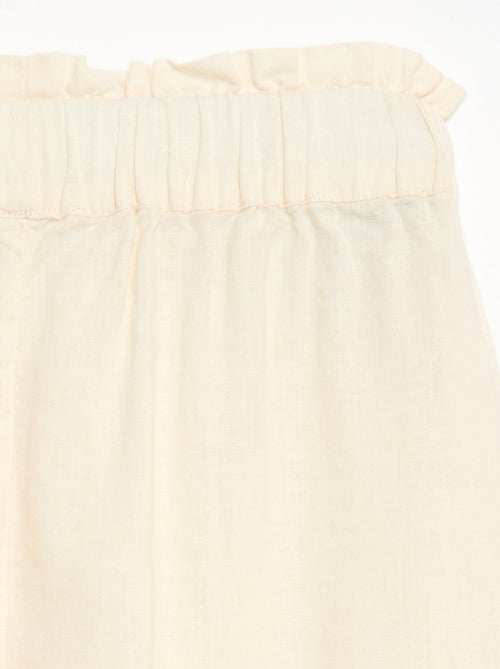 Pantaloni in misto lino - Kiabi Pantaloni in misto lino - Kiabi