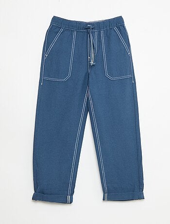 Pantaloni in misto lino