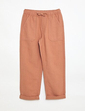 Pantaloni in misto lino
