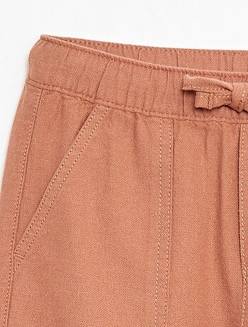 Pantaloni in misto lino