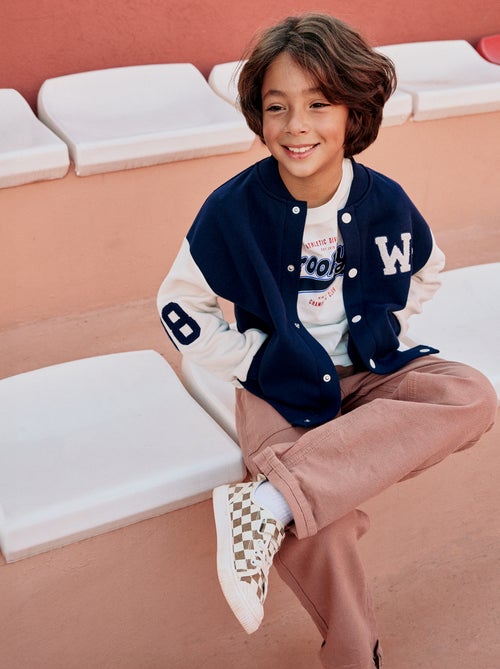 Pantaloni in misto lino - Kiabi