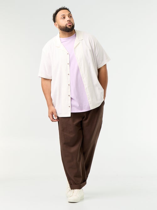 Pantaloni in misto lino - Kiabi Pantaloni in misto lino - Kiabi