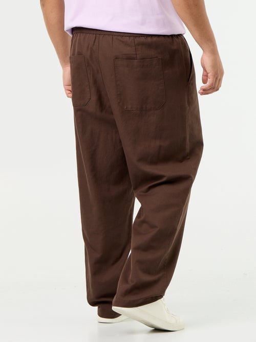 Pantaloni in misto lino - Kiabi Pantaloni in misto lino - Kiabi