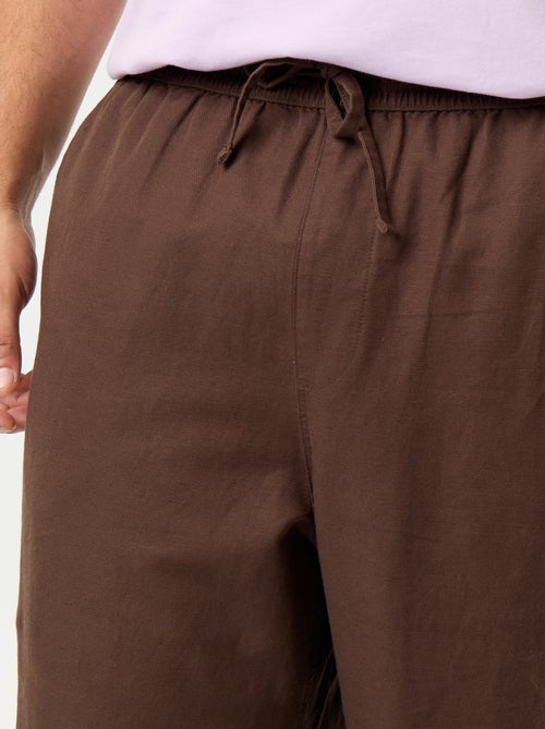 Pantaloni in misto lino - Kiabi Pantaloni in misto lino - Kiabi