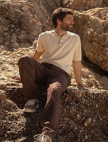 Pantalone In Misto Lino &ndash; Markup Italia