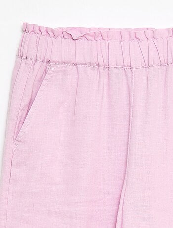 Pantaloni in misto lino