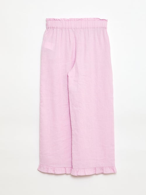 Pantaloni in misto lino - Kiabi Pantaloni in misto lino - Kiabi