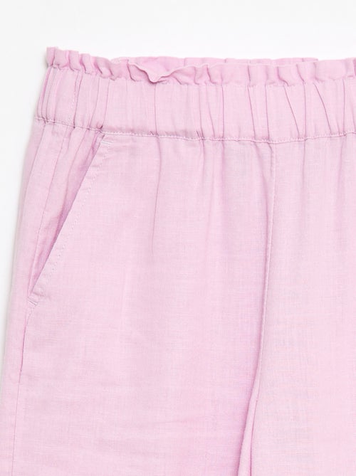 Pantaloni in misto lino - Kiabi Pantaloni in misto lino - Kiabi