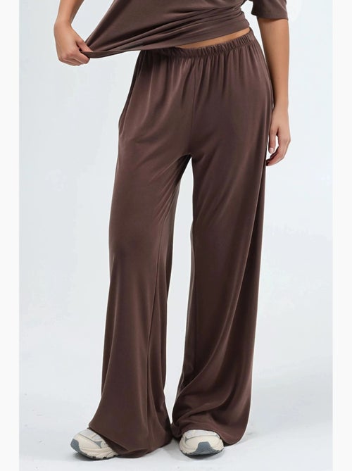 Pantaloni in modal a gamba dritta con vita elasticizzata busem - Kiabi Pantaloni in modal a gamba dritta con vita elasticizzata busem - Kiabi