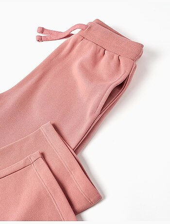 Pantaloni in pile con coulisse e tasche