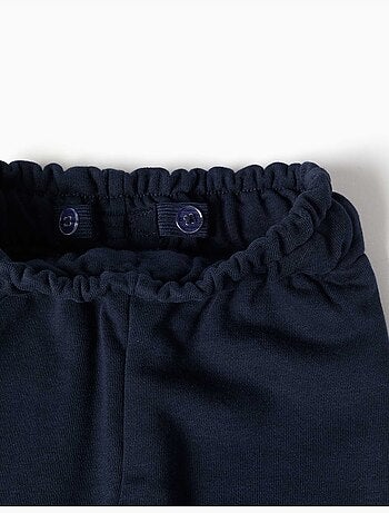 Pantaloni in pile paperbag con fiocco decorativo