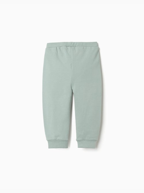 Pantaloni in pile spazzolato con stampa di cuore - Kiabi